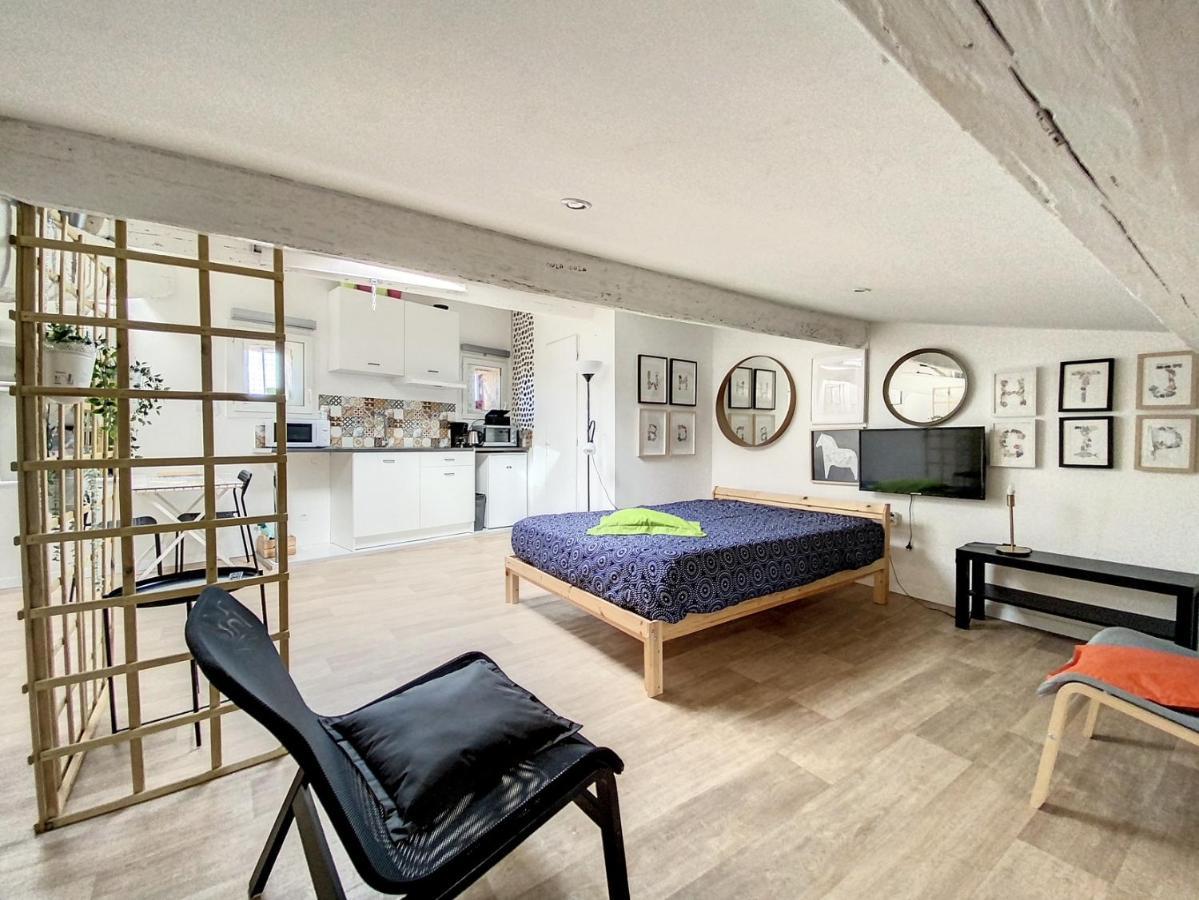 Grand St Pierre Studio Mansarde Atypique Climatise Sète Dış mekan fotoğraf